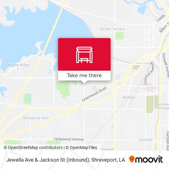 Mapa de Jewella Ave & Jackson St (Inbound)