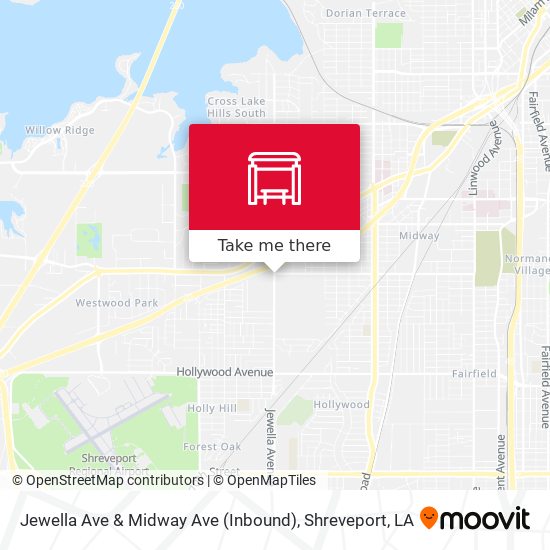 Jewella Ave & Midway Ave (Inbound) map