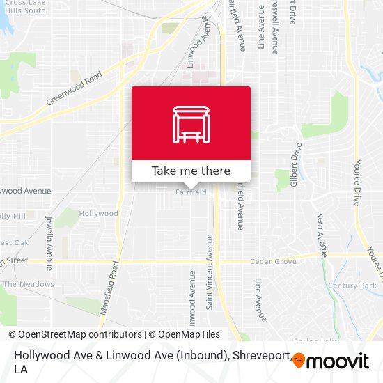Hollywood Ave & Linwood Ave (Inbound) map