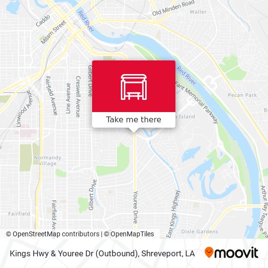 Kings Hwy & Youree Dr (Outbound) map