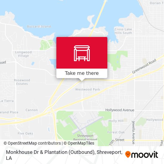 Monkhouse Dr & Plantation (Outbound) map