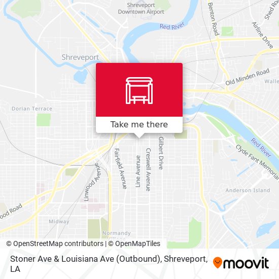 Stoner Ave & Louisiana Ave (Outbound) map
