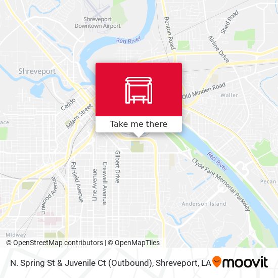 N. Spring St & Juvenile Ct (Outbound) map