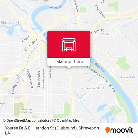 Youree Dr & E. Herndon St (Outbound) map