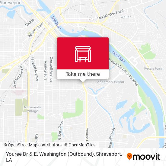 Youree Dr & E. Washington (Outbound) map