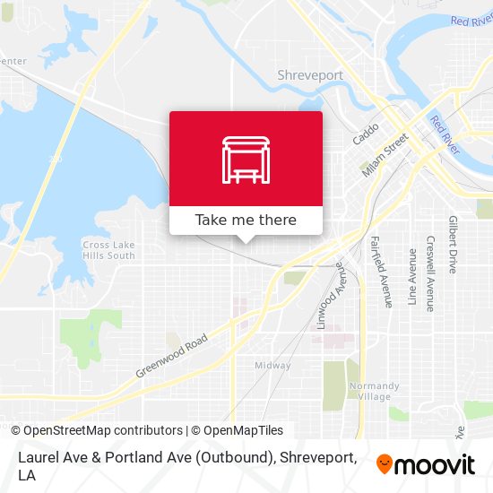 Laurel Ave & Portland Ave (Outbound) map