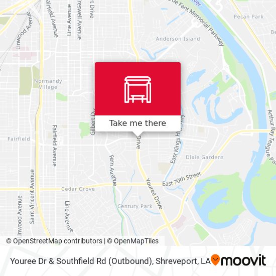 Youree Dr & Southfield Rd (Outbound) map