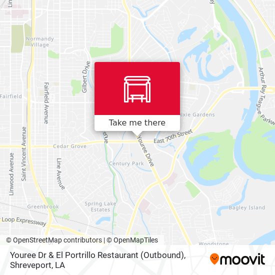 Youree Dr & El Portrillo Restaurant (Outbound) map