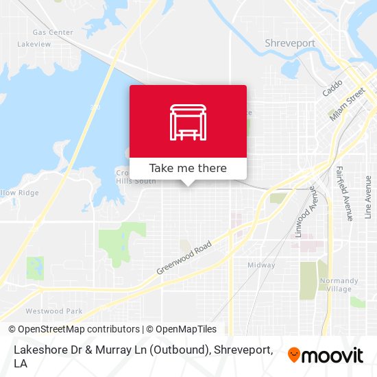 Lakeshore Dr & Murray Ln (Outbound) map