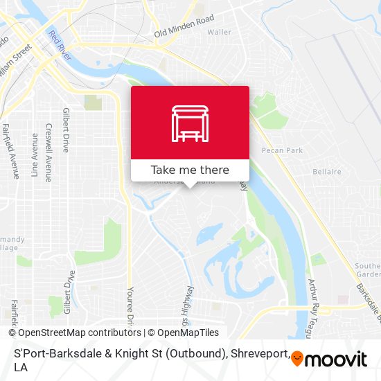 Mapa de S'Port-Barksdale & Knight St (Outbound)