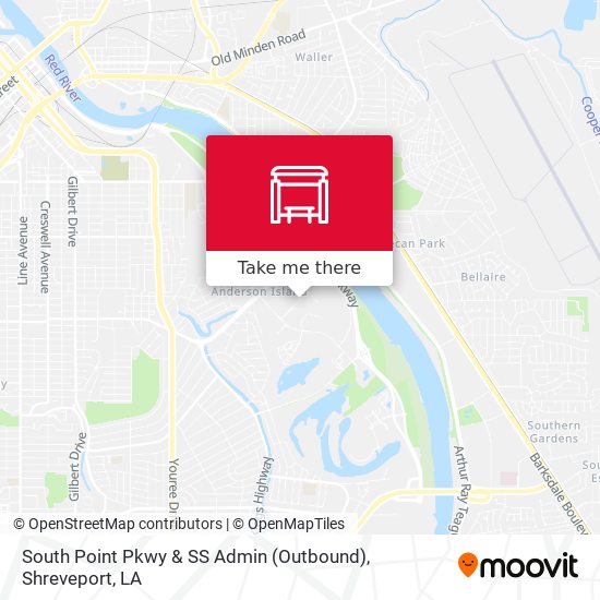 Mapa de South Point Pkwy & SS Admin (Outbound)