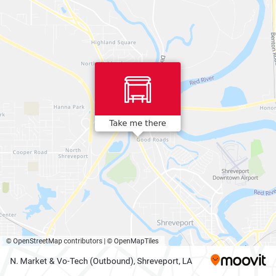 N. Market & Vo-Tech (Outbound) map
