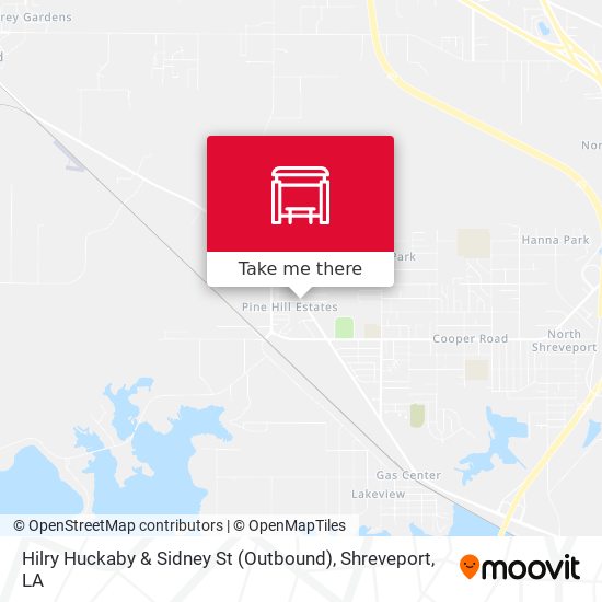 Mapa de Hilry Huckaby & Sidney St (Outbound)