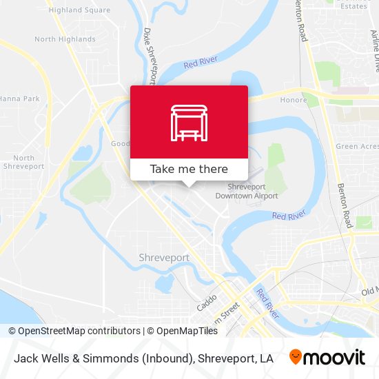 Mapa de Jack Wells & Simmonds (Inbound)