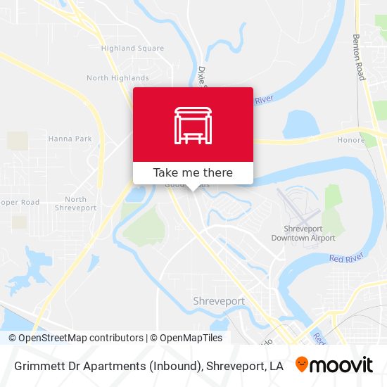 Grimmett Dr Apartments (Inbound) map