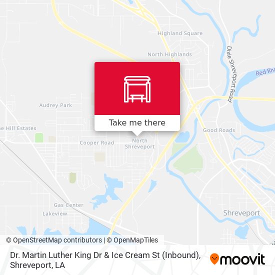 Dr. Martin Luther King Dr & Ice Cream St (Inbound) map