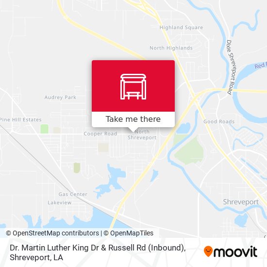 Dr. Martin Luther King Dr & Russell Rd (Inbound) map
