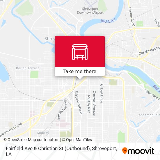 Fairfield Ave & Christian St (Outbound) map