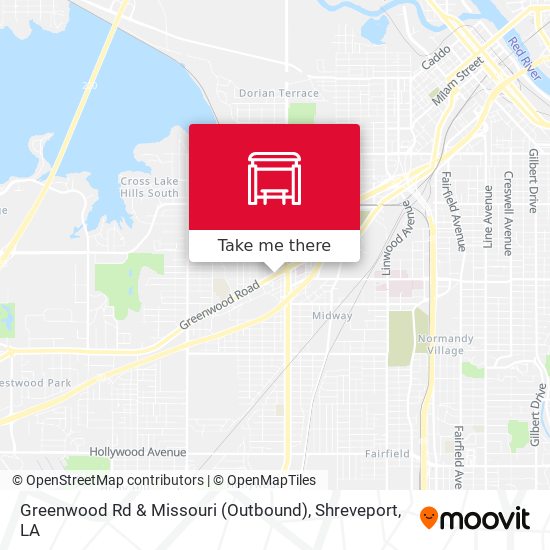 Greenwood Rd & Missouri (Outbound) map