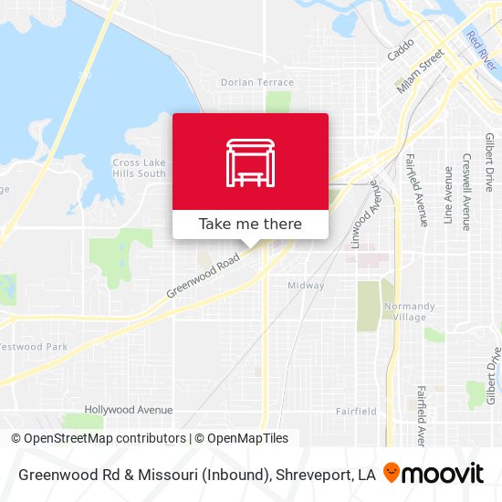 Greenwood Rd & Missouri (Inbound) map