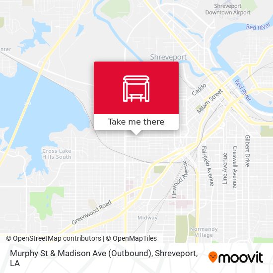 Murphy St & Madison Ave (Outbound) map