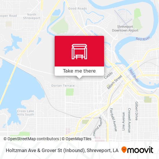 Holtzman Ave & Grover St (Inbound) map