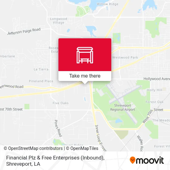 Mapa de Financial Plz & Free Enterprises (Inbound)