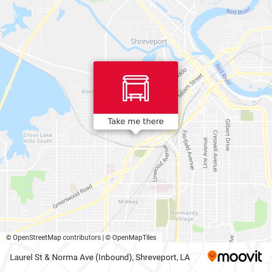 Laurel St & Norma Ave (Inbound) map
