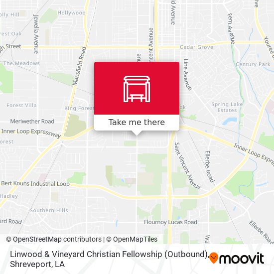 Linwood & Vineyard Christian Fellowship (Outbound) map