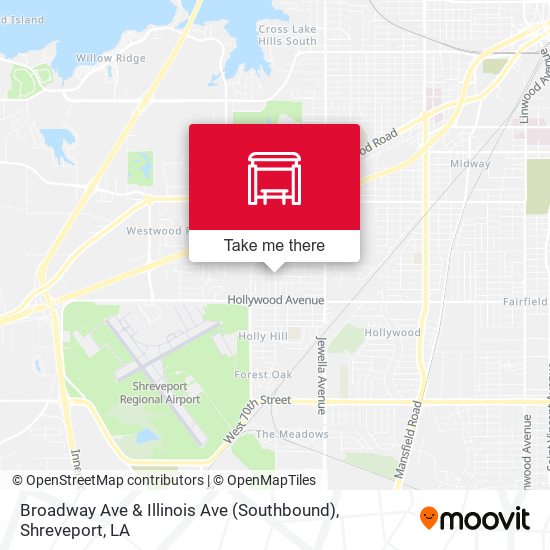 Broadway Ave & Illinois Ave (Southbound) map