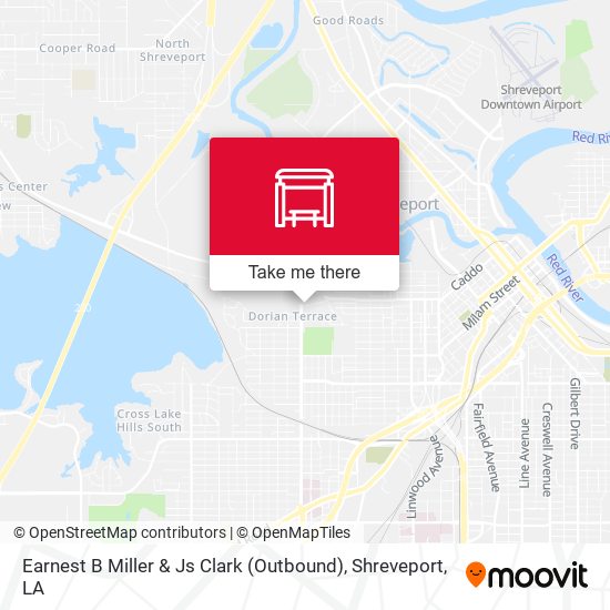 Earnest B Miller & Js Clark (Outbound) map