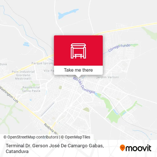 Terminal Dr. Gerson José De Camargo Gabas map