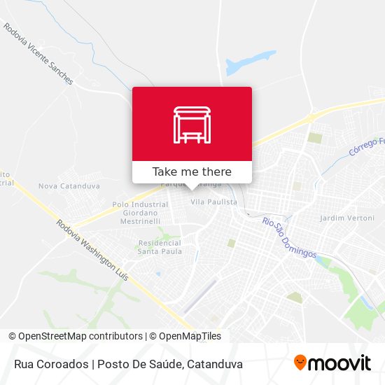 Rua Coroados | Posto De Saúde map