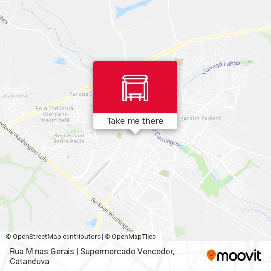 Rua Minas Gerais | Supermercado Vencedor map