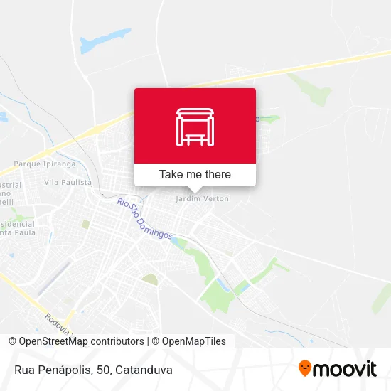 Rua Penápolis, 50 map
