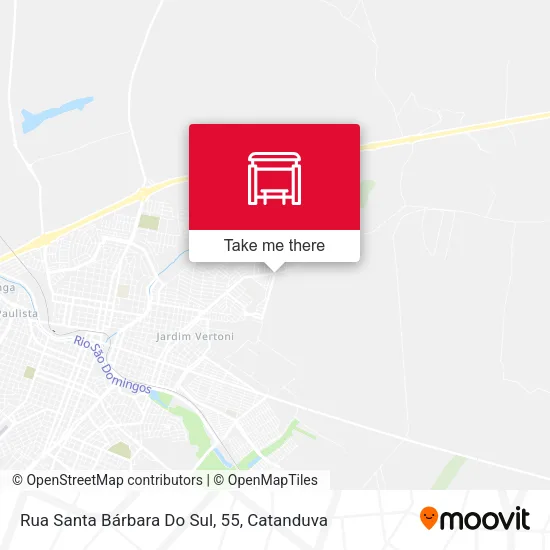 Rua Santa Bárbara Do Sul, 55 map