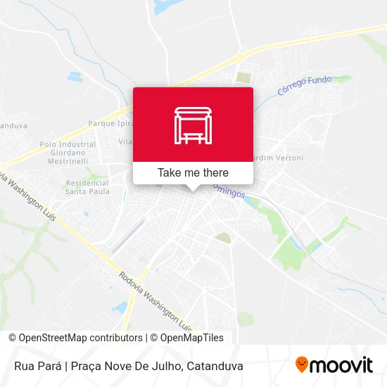 Rua Pará | Praça Nove De Julho map