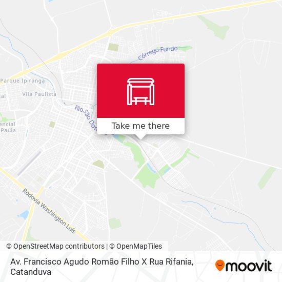 Av. Francisco Agudo Romão Filho X Rua Rifania map
