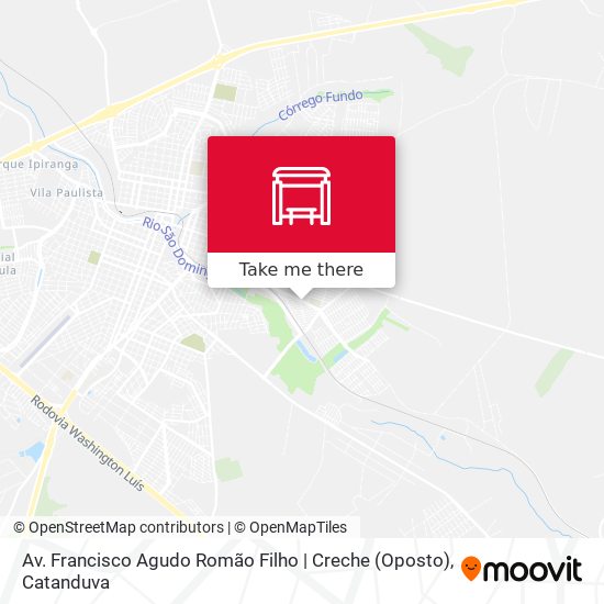 Av. Francisco Agudo Romão Filho | Creche (Oposto) map