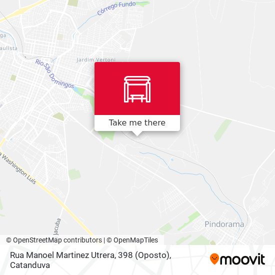 Mapa Rua Manoel Martinez Utrera, 398 (Oposto)