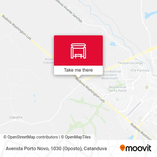 Avenida Porto Novo, 1030 (Oposto) map