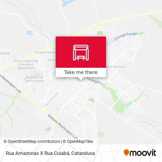 Mapa Rua Amazonas X Rua Cuiabá