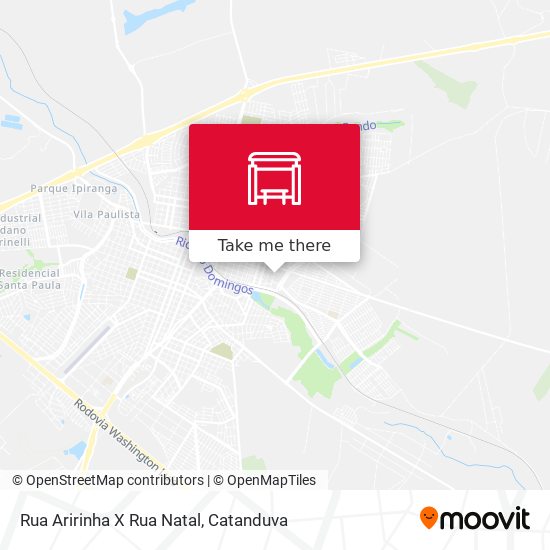 Rua Aririnha X Rua Natal map