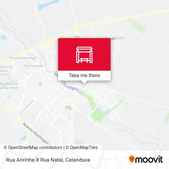 Rua Aririnha X Rua Natal map