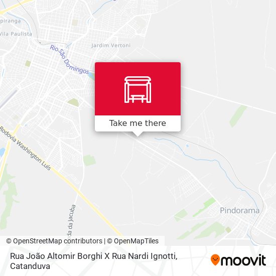 Mapa Rua João Altomir Borghi X Rua Nardi Ignotti