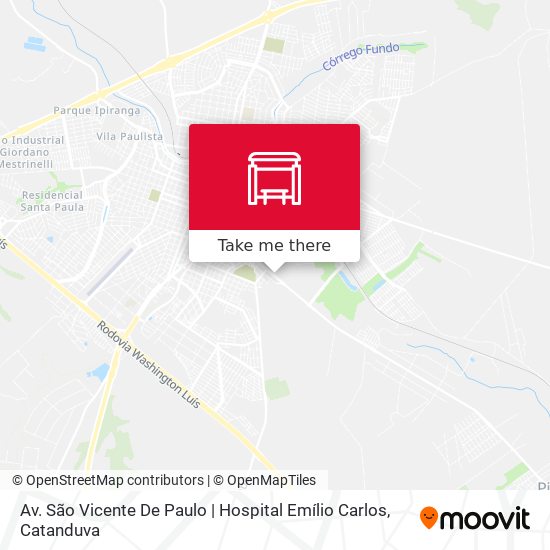 Av. São Vicente De Paulo | Hospital Emílio Carlos map