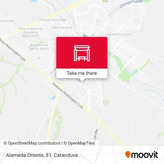 Alameda Oriente, 81 map