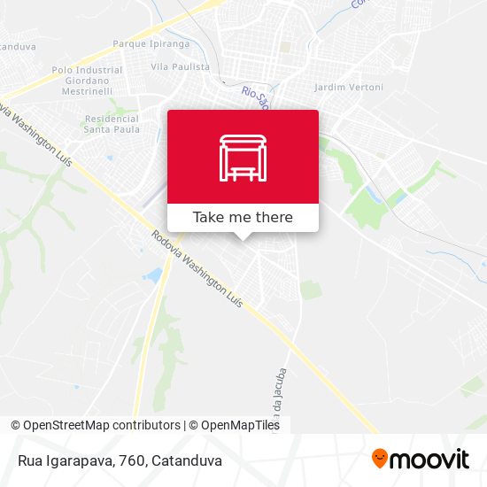 Rua Igarapava, 760 map