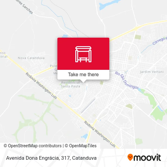 Avenida Dona Engrácia, 317 map