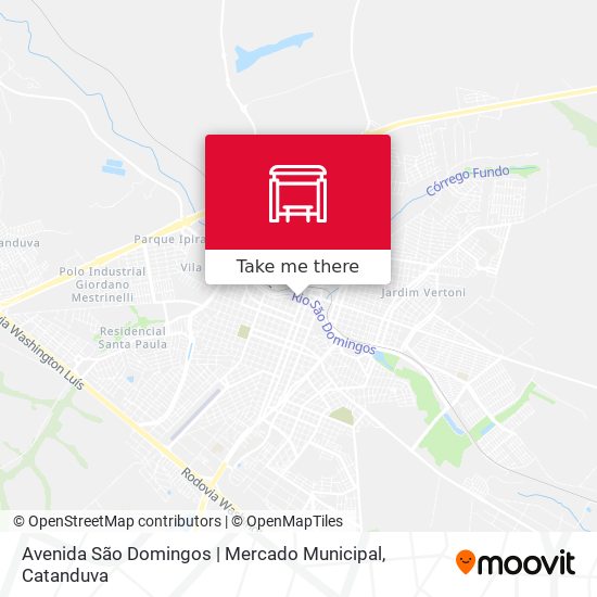 Mapa Avenida São Domingos | Mercado Municipal